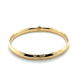 10K Yellow Gold 6mm Polished Bangle, Tube Bracelet, 7
