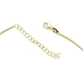 14K Yellow Gold Choker Necklace 16