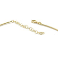 14K Yellow Gold Choker Necklace 16