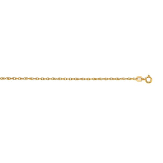 Solid 14K White Gold 16" 18" 20" Basic Delicate Rope Chain, 0.95mm Wide, Real Gold Chain, Dainty Chain