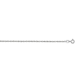 Solid 14K Gold 16" 18" 20" Basic Delicate Rope Chain, 0.95mm Wide, Real Gold Chain, Dainty Chain, Yellow Gold, White Gold, Rose Gold, Women