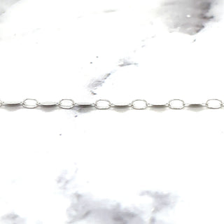 14K White Gold Mirror Bracelet, 7" Length, 4mm Width, Dainty Bracelet, Real Gold Bracelet, Women