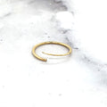 14K Yellow Gold 15mm Thin Endless Hoop Earring, 1.5mm Wide ,Real Gold Hoop Earrings Gift for her