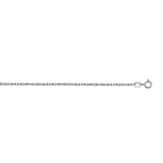 Solid 14K Rose Gold 16" 18" 20" Basic Delicate Rope Chain, 0.95mm Wide, Real Gold Chain, Dainty Chain