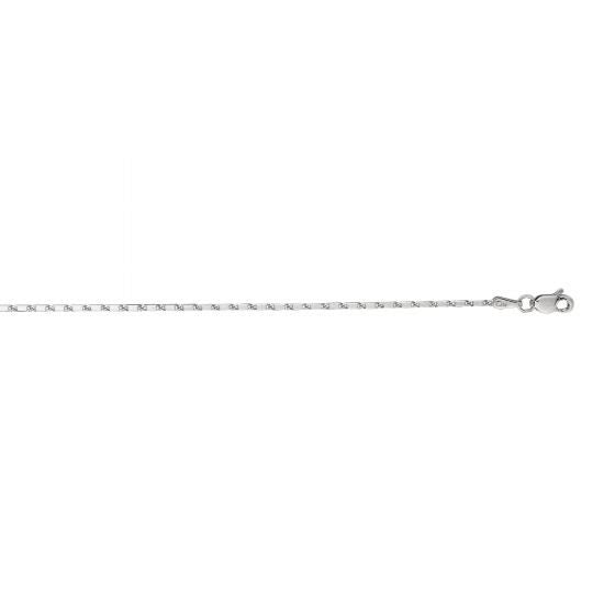 Solid 14K Yellow Gold 16" Dainty Lumina Chain, 1mm Wide, Real Gold, Women