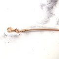 Solid 14K Gold Round Omega Chain, 1.5mm Wide, 16
