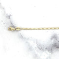 Solid 14K Yellow Gold Lumina Chain with Lobster claw Lock, 18