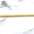 14K Yellow Gold Square Franco Chain with Lobster claw Lock, 3mm Wide, 18