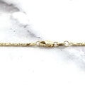 Solid 14K Yellow Gold Lumina Chain with Lobster claw Lock, 18