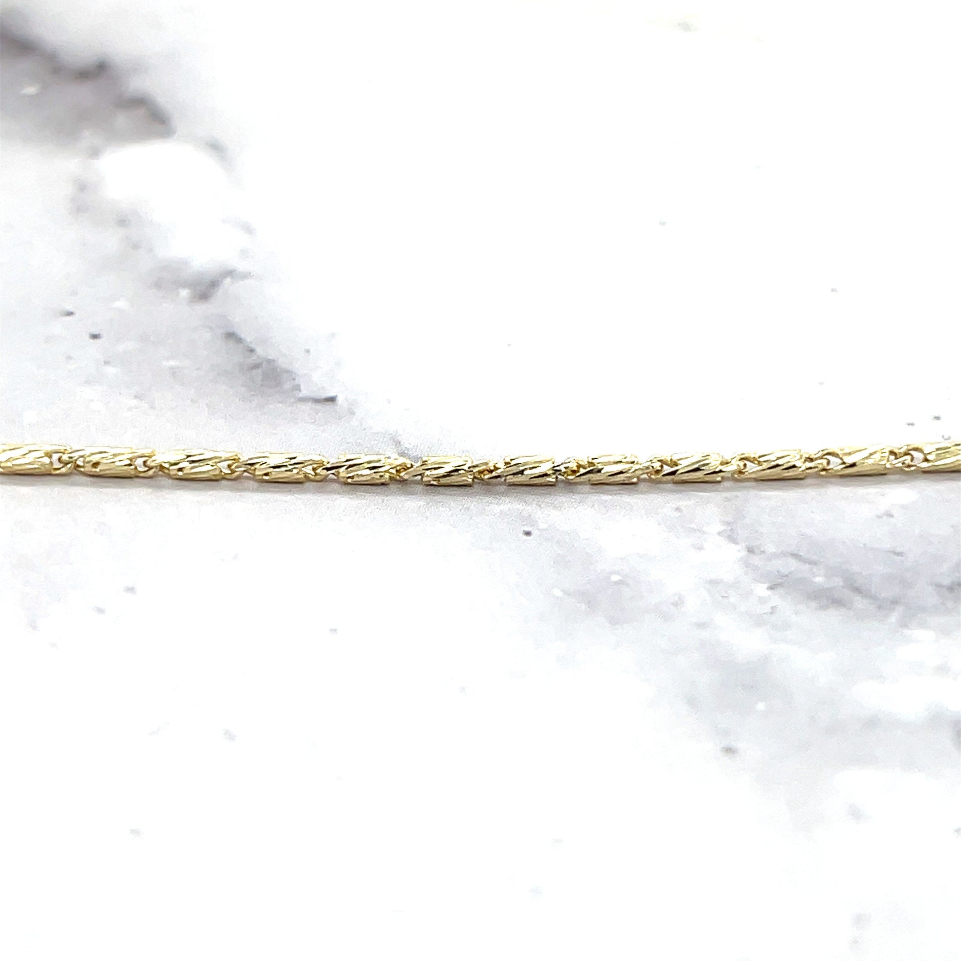 Solid 14K Yellow Gold Lumina Chain with Lobster claw Lock, 18" 20" 22", 1.5mm Wide, Real Gold Necklace Women