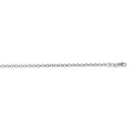 14K Lite Rolo Chain, 1.9mm or 2.5mm Wide, White Gold, Real Gold Necklace, Round Link, Women