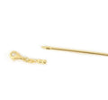 Solid 14K Gold Round Omega Chain, 1.5mm Wide, 16