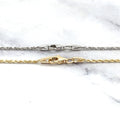 Solid 14K Yellow Gold Diamond Cut Rope Chain With Lobster Lock, 1.4mm Wide, 16