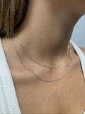 Solid 14K Yellow Gold Diamond Cut Rope Chain With Lobster Lock, 1.4mm Wide, 16