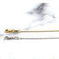 Solid 14K Gold Bead Chain with Lobster Lock, 1mm Wide, 16