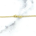 Solid 14K Yellow Gold Lariat Necklace 1.1mm Extendable Round Cable Chain with Lobster Lock. Jump Ring at 16