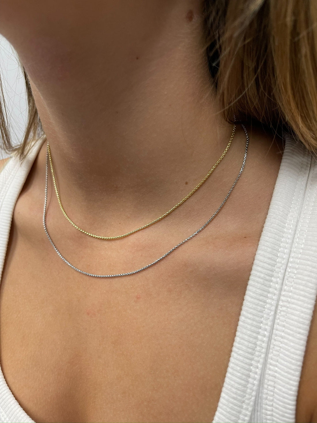 Solid 14K Gold Bead Chain with Lobster Lock, 1mm Wide, 16" 18", Real Gold Necklace, Ball Chain, Women Chain