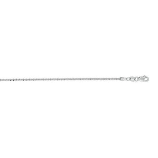 14K Gold 16" 18" 20" Sparkle Rope Chain with Lobster Lock, 1.5mm Wide, Two Tone Gold, Yellow Gold, White Gold, Rose Gold, Real Gold Necklace