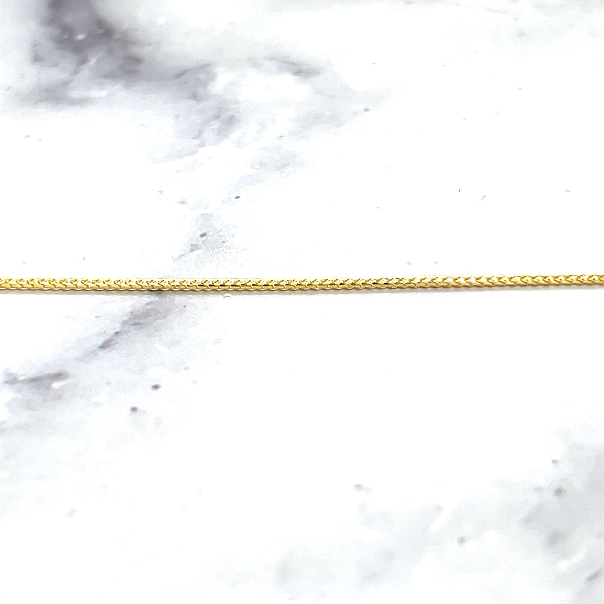 Solid 14K Gold 1mm Adjustable Franco Chain with Lobster Lock, 22" long, Set Your Own Length, Real Gold Necklace, Women