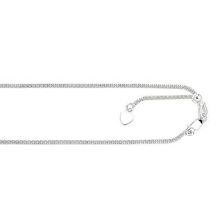 Solid 14K Rose Gold 1.3mm Adjustable Popcorn Chain with Lobster Lock, 22" Long, Set Your Own Length, Real Gold Necklace, Women