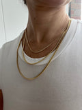 Solid 14K Yellow Gold 2.6mm 3.2mm 3.9mm Miami Cuban Link Chain, 18