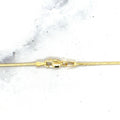 Solid 14K Yellow Gold 0.7mm 0.9mm Round Snake Chain, 16