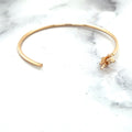 14K Rose Gold 40mm C Hoop with Push Back Closure, 1.5mm Thick, Thin Gold Hoops, Real Gold Hoops, White Gold, Yellow Gold, Women