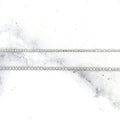 Solid 14K White Gold 0.9mm 1.1mm Diamond Cut Bead Chain, 16