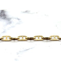 14K Yellow Gold Polished 5.1mm Mariner Bracelet, 7.5