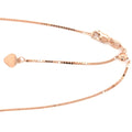 Solid 14K Rose Gold 22