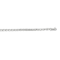 Solid 14K Yellow Gold 3mm Heart Link Necklace, 16