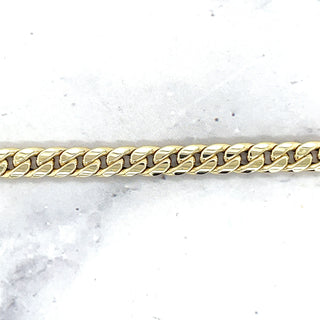 14K Yellow Gold Classic Miami Cuban Link 14" - 16" Adjustable Chain, 6.0mm Wide, Curb Chain, Choker, Women