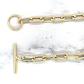 14K Yellow Gold 18.5