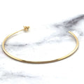 14K Yellow Gold 50mm C Hoop Earrings, 1.5mm Thick, Push Back Hoops, Thin Hoops, White Gold, Classic Hoops, Real Gold Earrings, Women