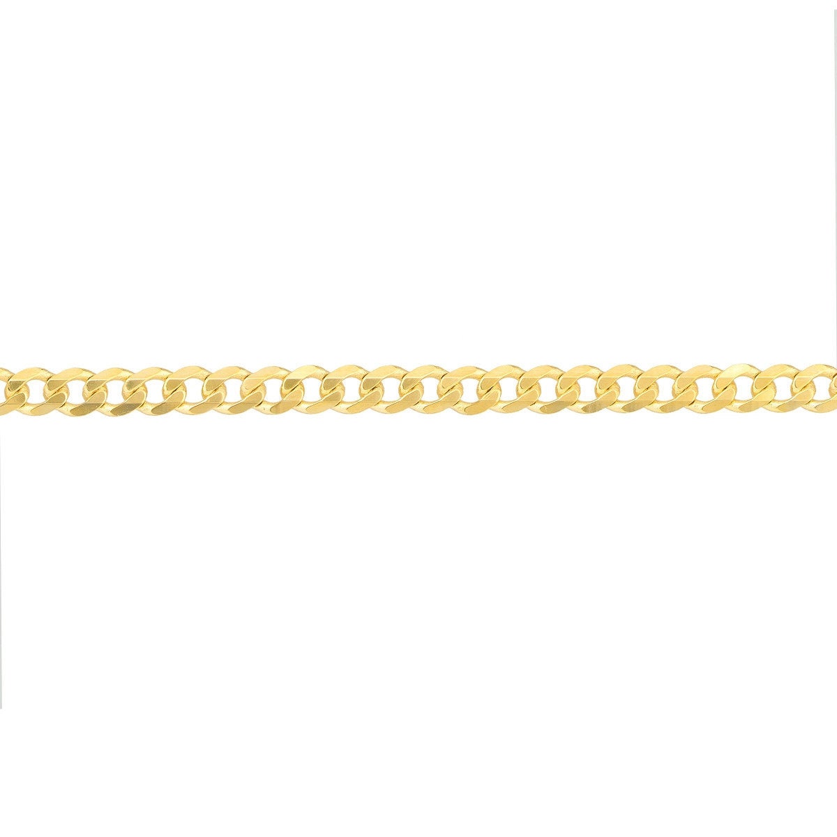 14K Yellow Gold Open Curb Chain Adjustable Anklet 10"Long, Gold Jewelry, Minimalist, Gift For Her, Handmade Jewelry, Anklets For Women