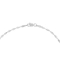 14K White Gold 2.10mm Twisted Dorica Chain with Lobster Lock 10