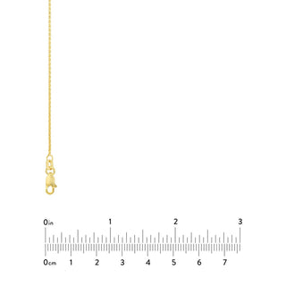 14K Dainty Yellow Gold Wheat Chain Anklet, Diamond Cut, 1.05mm Wide, Lobster Lock, 10" Long, Anklets For Women