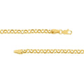 14K Yellow Gold 3.75 mm Hollow Rolo Chain with Lobster Lock 10