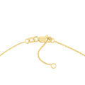 14K Yellow Gold Elephant Trio Adjustable Anklet 10