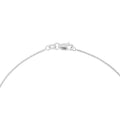 14K Dainty White Gold 1.05mm Diamond Cut Wheat Chain with Lobster Lock 10