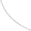 14K White Gold 2.10mm Twisted Dorica Chain with Lobster Lock 10