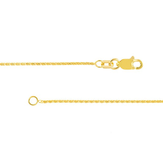 14K Dainty Yellow Gold Wheat Chain Anklet, Diamond Cut, 1.05mm Wide, Lobster Lock, 10" Long, Anklets For Women