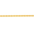 14K Dainty Yellow Gold Wheat Chain Anklet, Diamond Cut, 1.05mm Wide, Lobster Lock, 10