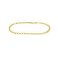 14K Yellow Gold 3.75 mm Hollow Rolo Chain with Lobster Lock 10