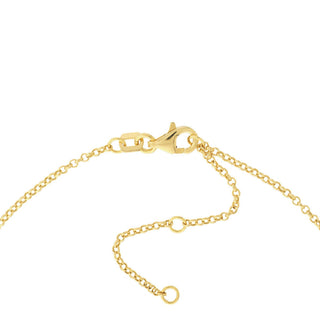 14K Yellow Gold Mini Heart On Rolo Chain Adjustable Anklet, 10" Long, Gift For Her, Handmade Jewelry, Anklets For Women